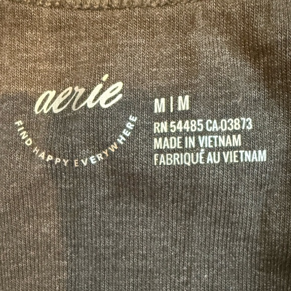 Aerie charcoal gray scoop neck tank top Medium NWT‎ - Picture 4 of 5